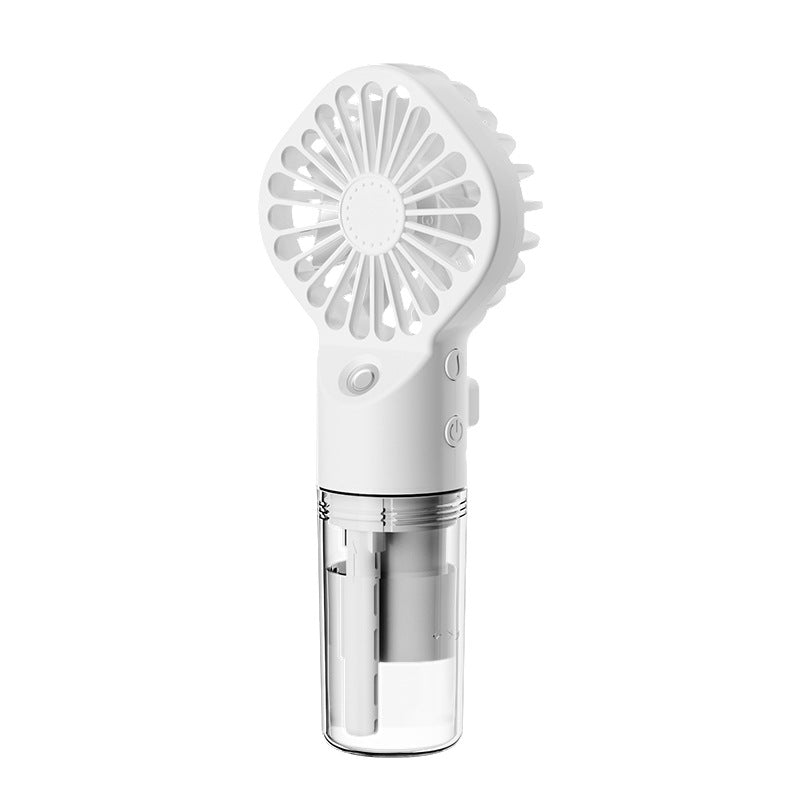 Portable Handheld Water Spray Mist Mini Fan 4-Speed Summer Cooling USB Charging Outdoor Supplies