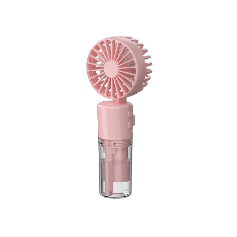 Portable Handheld Water Spray Mist Mini Fan 4-Speed Summer Cooling USB Charging Outdoor Supplies