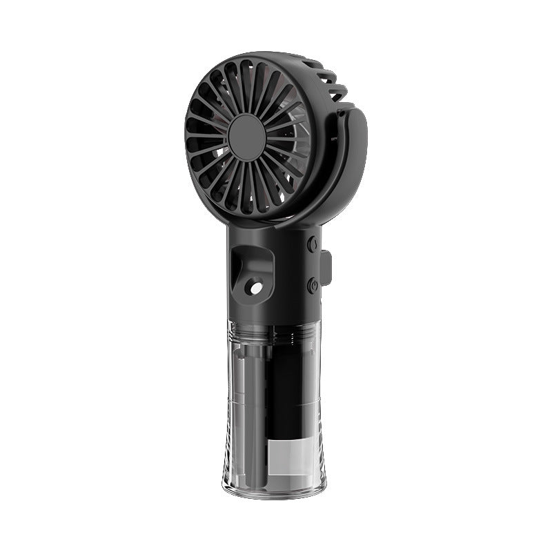 Portable Handheld Water Spray Mist Mini Fan 4-Speed Summer Cooling USB Charging Outdoor Supplies